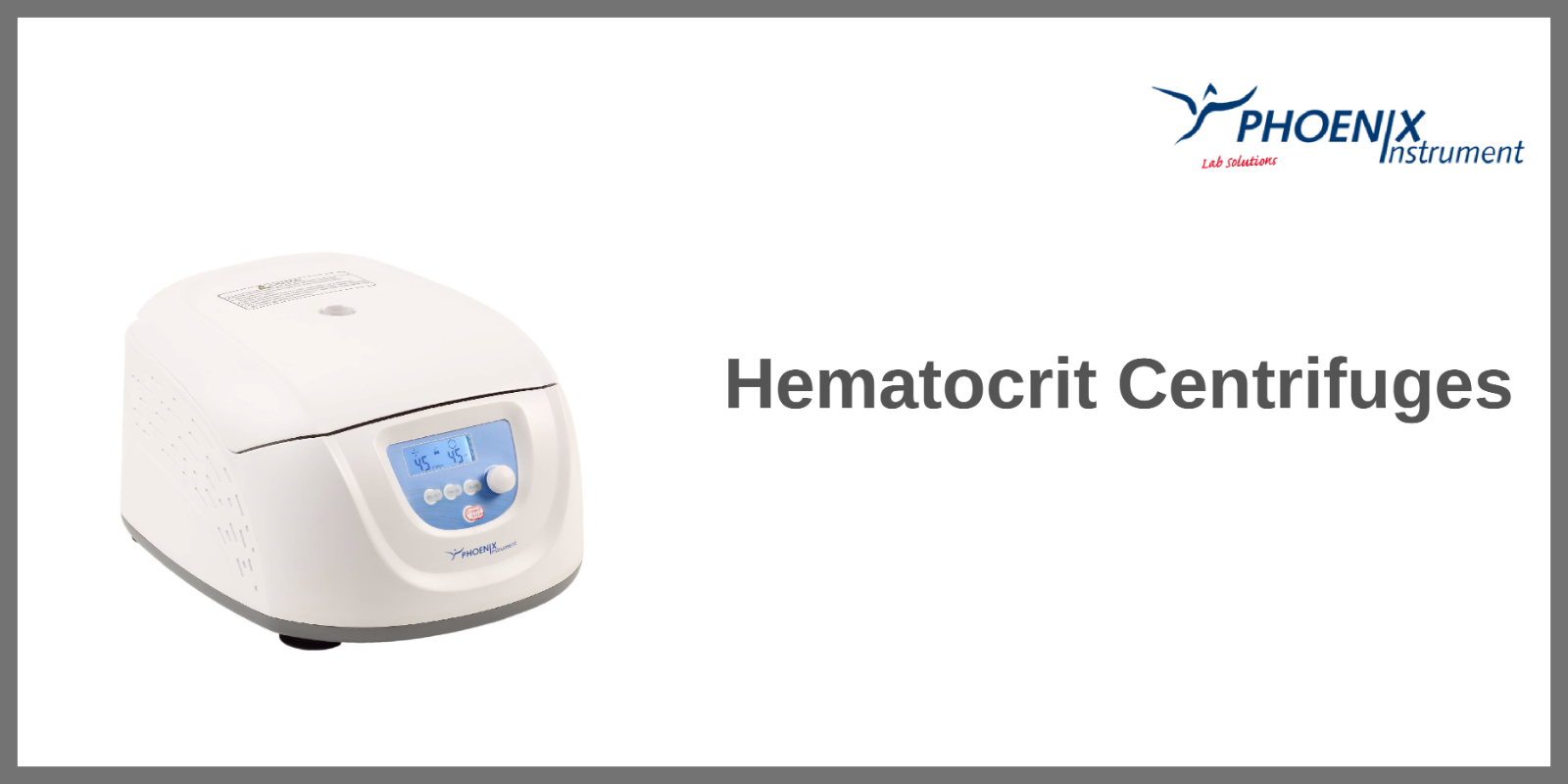 Hematocrit Centrifuges
